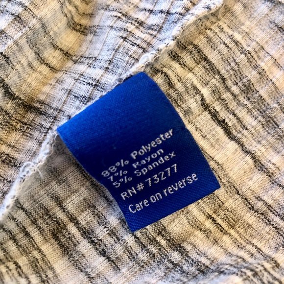 Apt. 9 Gray Heather Long Sleeve Knit Sweater with Knot at Hem - Picture 7 of 10